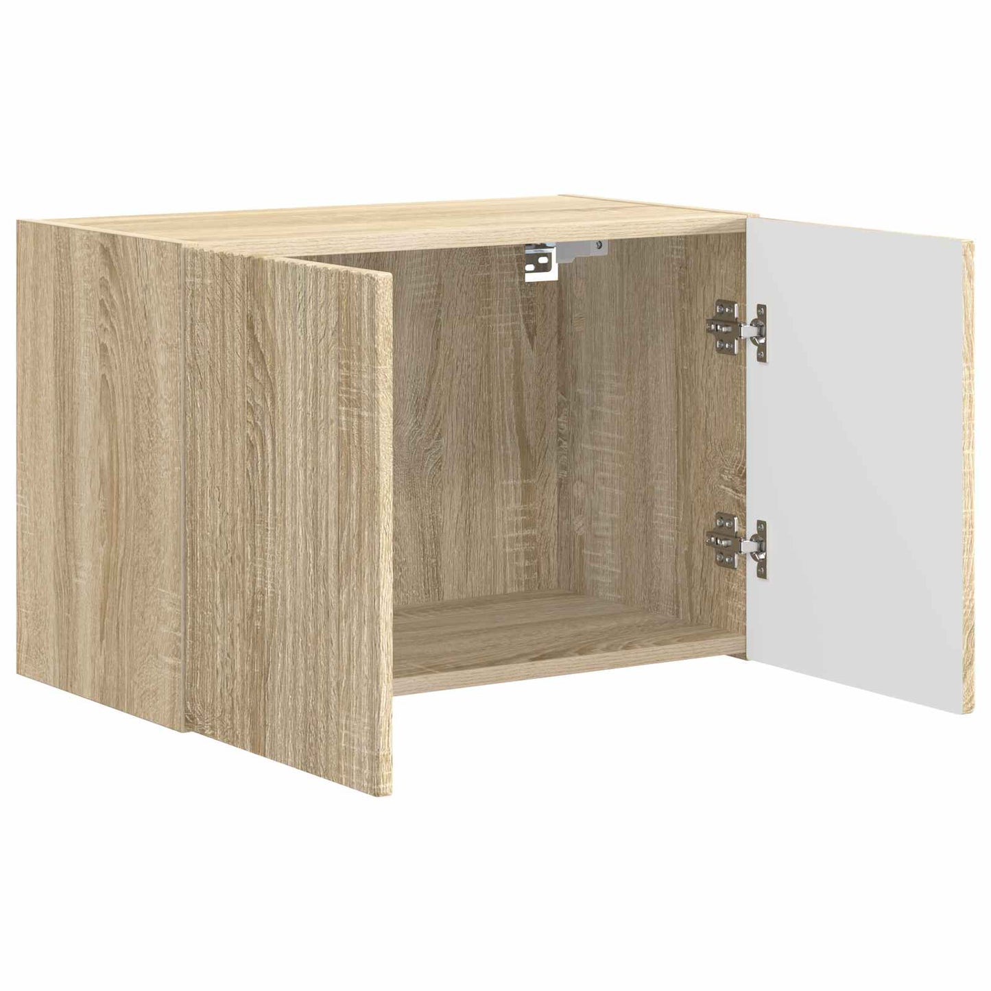 vidaXL TV Wall Cabinet Sonoma Oak 59.5 x 31 x 40 cm Engineered Wood