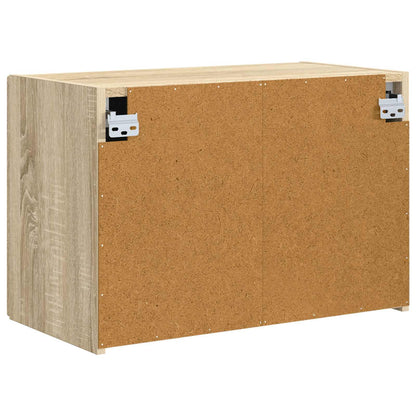 vidaXL TV Wall Cabinet Sonoma Oak 59.5 x 31 x 40 cm Engineered Wood
