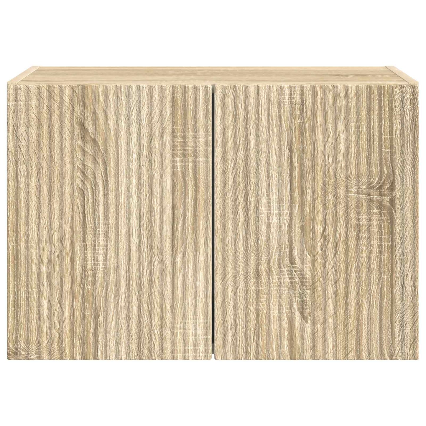 vidaXL TV Wall Cabinet Sonoma Oak 59.5 x 31 x 40 cm Engineered Wood