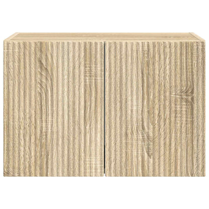 vidaXL TV Wall Cabinet Sonoma Oak 59.5 x 31 x 40 cm Engineered Wood