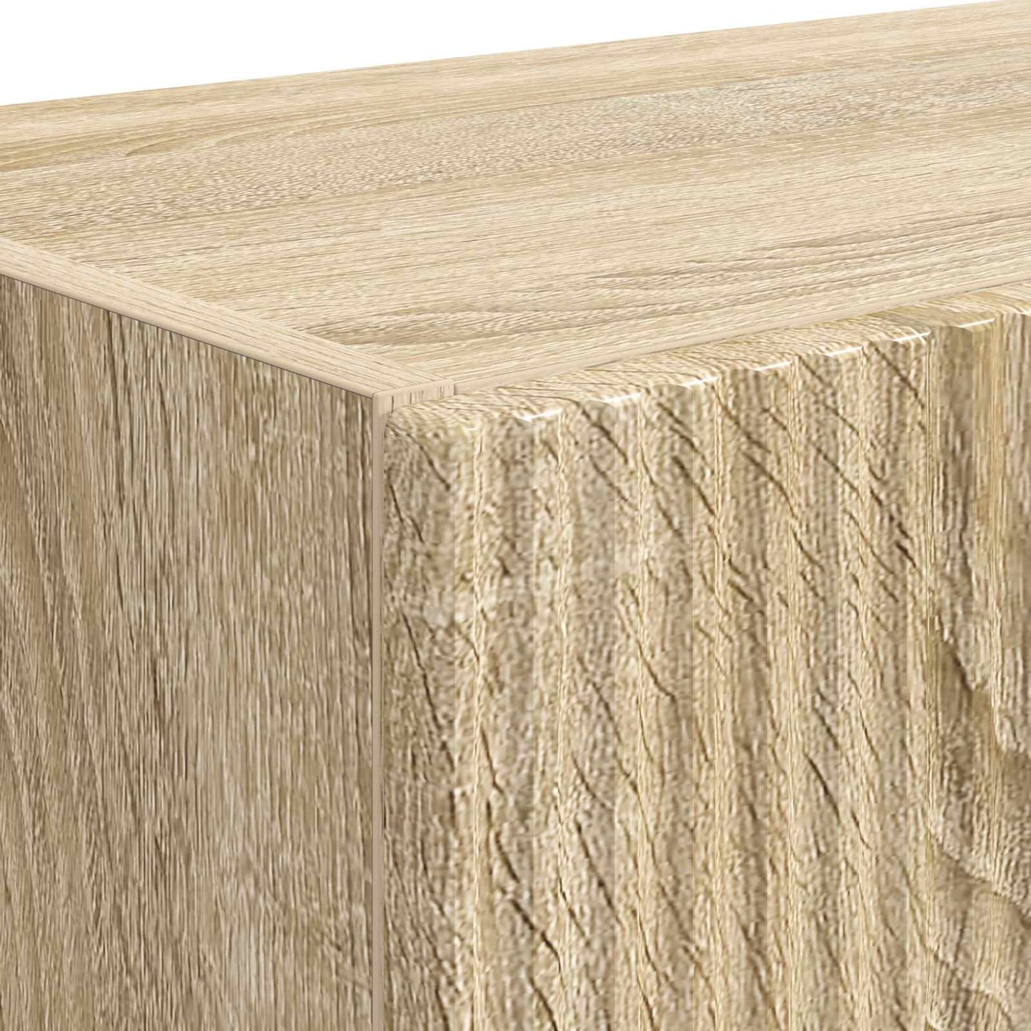 vidaXL TV Wall Cabinet Wall-mounted 2 pcs Sonoma Oak 59.5 x 31 x 40 cm