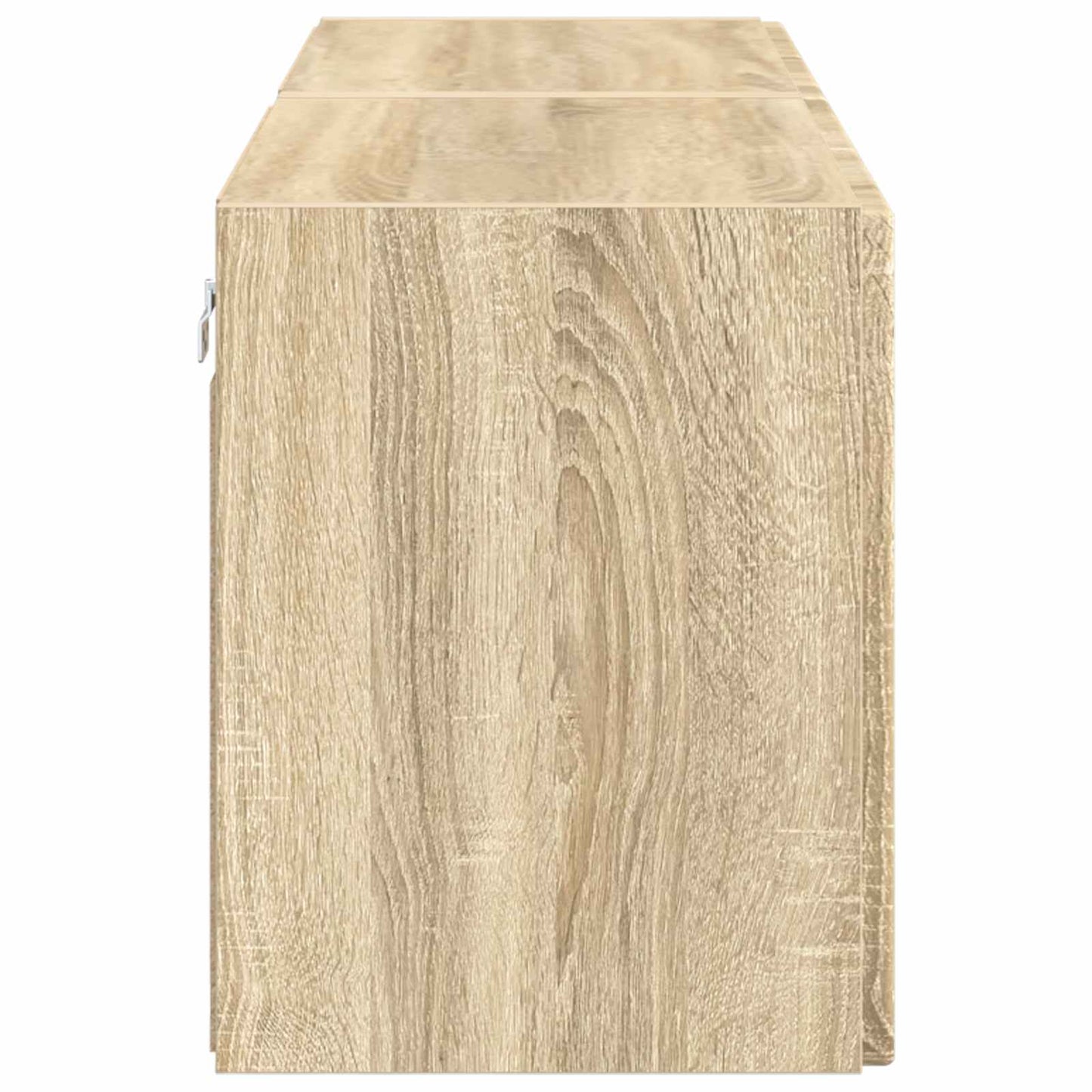 vidaXL TV Wall Cabinet Wall-mounted 2 pcs Sonoma Oak 59.5 x 31 x 40 cm