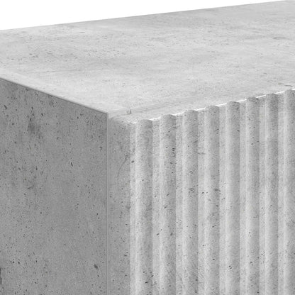 vidaXL TV Wall Cabinet Concrete Grey 59.5 x 31 x 40 cm Engineered Wood