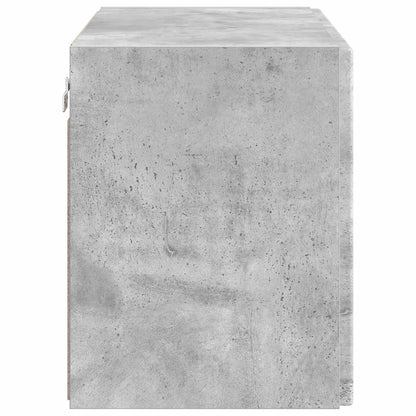 vidaXL TV Wall Cabinet Concrete Grey 59.5 x 31 x 40 cm Engineered Wood
