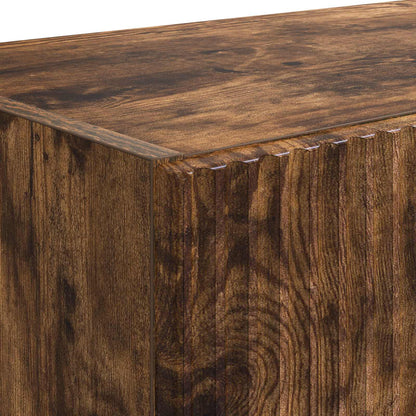 vidaXL TV Wall Cabinet Smoked Oak 59.5 x 31 x 40 cm Engineered Wood