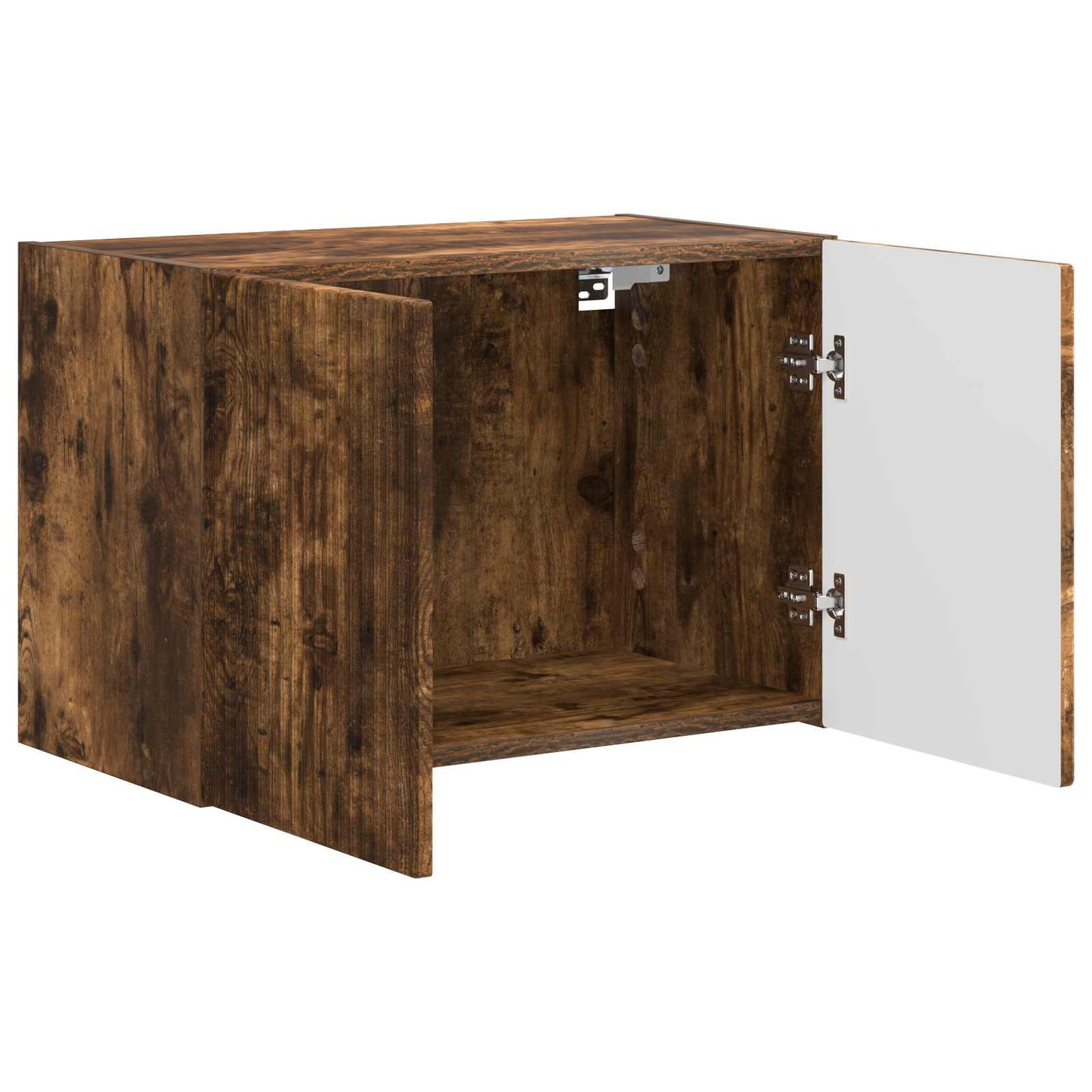vidaXL TV Wall Cabinet Smoked Oak 59.5 x 31 x 40 cm Engineered Wood