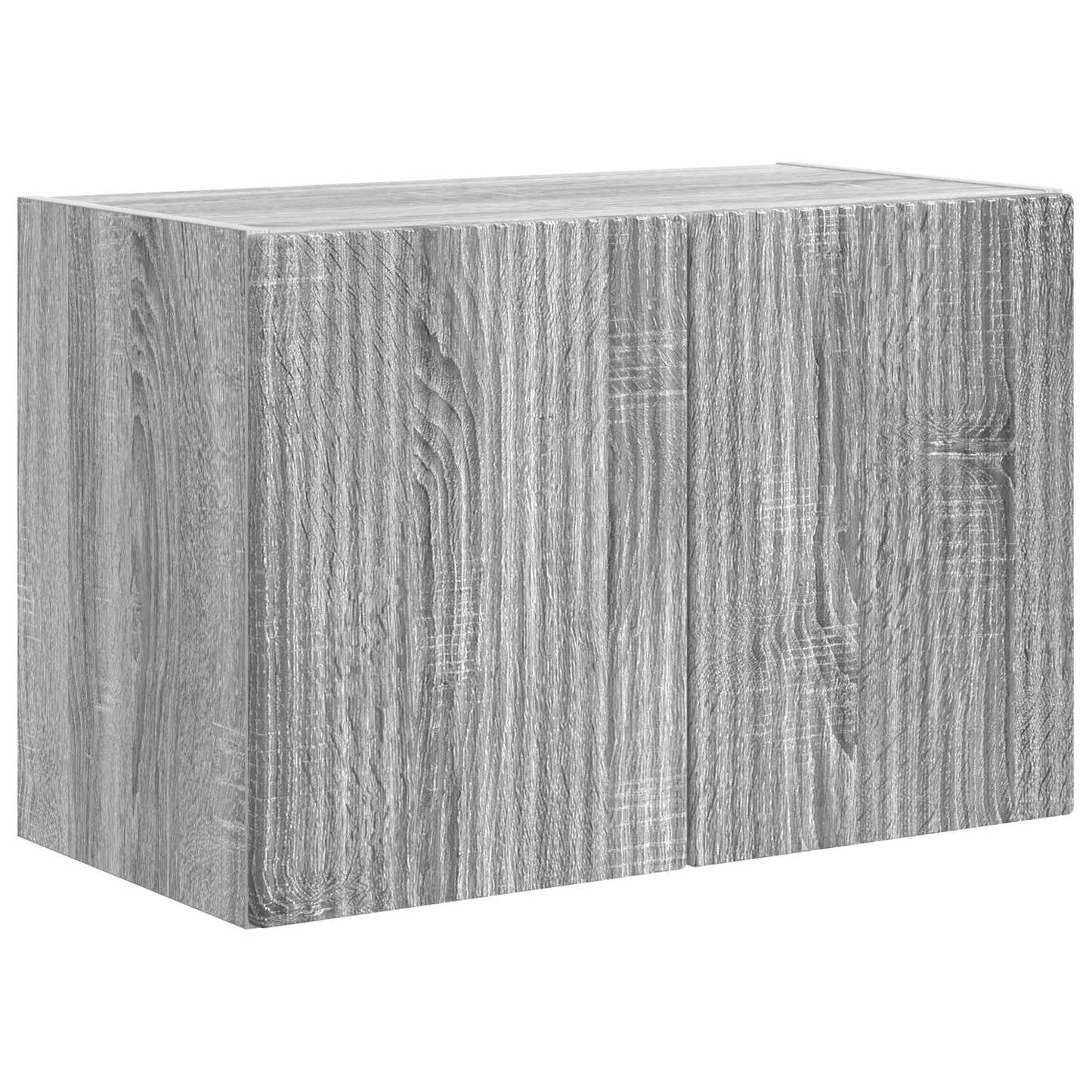 vidaXL TV Wall Cabinet Grey Sonoma 59.5 x 31 x 40 cm Engineered Wood