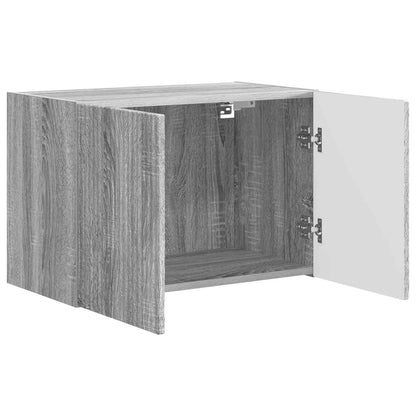 vidaXL TV Wall Cabinet Grey Sonoma 59.5 x 31 x 40 cm Engineered Wood