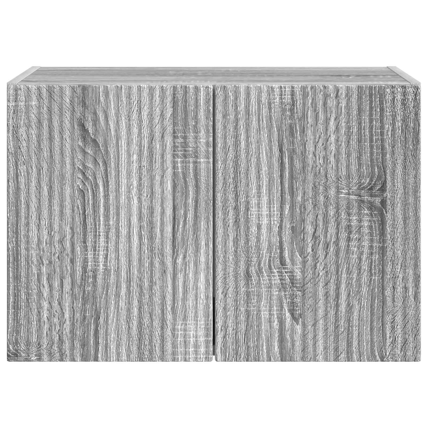 vidaXL TV Wall Cabinet Grey Sonoma 59.5 x 31 x 40 cm Engineered Wood