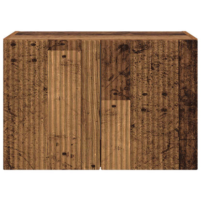 vidaXL TV Wall Cabinet Old Wood 59.5 x 31 x 40 cm Engineered Wood