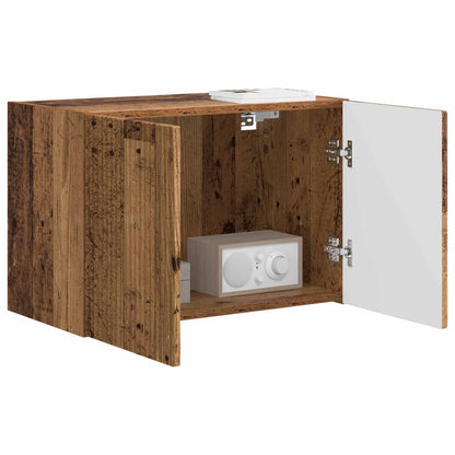 vidaXL TV Wall Cabinet Old Wood 59.5 x 31 x 40 cm Engineered Wood