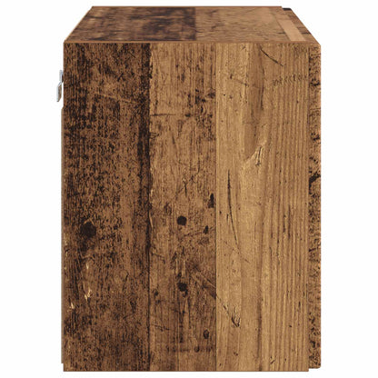 vidaXL TV Wall Cabinet Old Wood 59.5 x 31 x 40 cm Engineered Wood