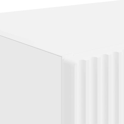 vidaXL TV Wall Cabinet 59.5 x 31 x 60 cm White Engineered Wood