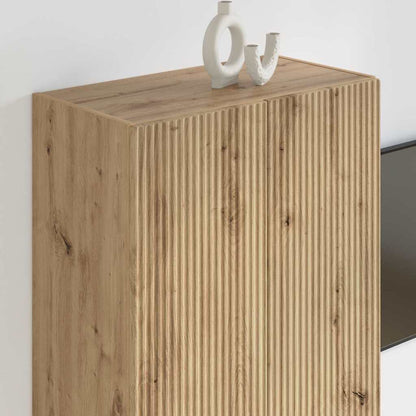vidaXL TV Wall Cabinet White 59.5 x 31 x 60 cm Engineered Wood
