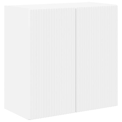 vidaXL TV Wall Cabinet 59.5 x 31 x 60 cm White Engineered Wood