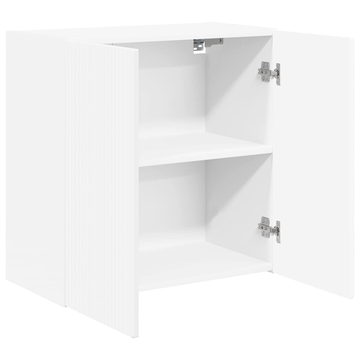 vidaXL TV Wall Cabinet 59.5 x 31 x 60 cm White Engineered Wood