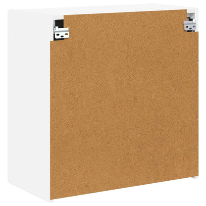 vidaXL TV Wall Cabinet 59.5 x 31 x 60 cm White Engineered Wood