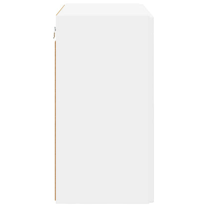 vidaXL TV Wall Cabinet 59.5 x 31 x 60 cm White Engineered Wood