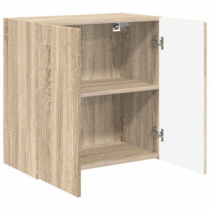 vidaXL TV Wall Cabinet 59.5 x 31 x 60 cm Sonoma Oak Engineered Wood