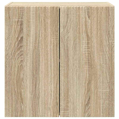 vidaXL TV Wall Cabinet Sonoma Oak 59.5 x 31 x 60 cm Engineered Wood