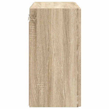vidaXL TV Wall Cabinet Sonoma Oak 59.5 x 31 x 60 cm Engineered Wood