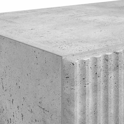 vidaXL TV Wall Cabinet Concrete Grey 59.5 x 31 x 60 cm Engineered Wood