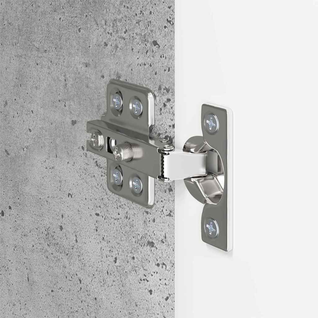 vidaXL TV Wall Cabinet Concrete Grey 59.5 x 31 x 60 cm Engineered Wood