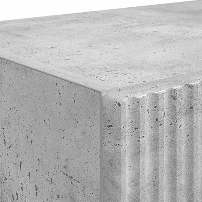 vidaXL TV Wall Cabinet 59.5 x 31 x 60 cm Concrete Grey Engineered Wood
