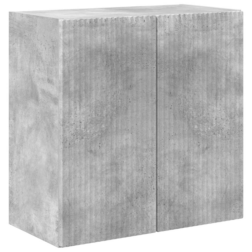 vidaXL TV Wall Cabinet Concrete Grey 59.5 x 31 x 60 cm Engineered Wood
