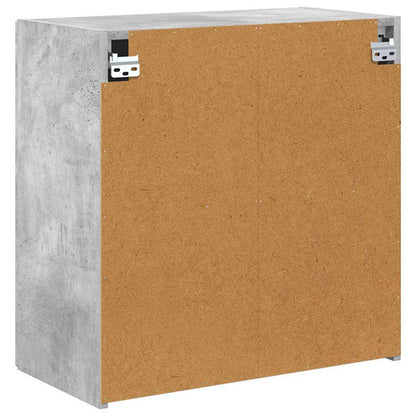 vidaXL TV Wall Cabinet Concrete Grey 59.5 x 31 x 60 cm Engineered Wood