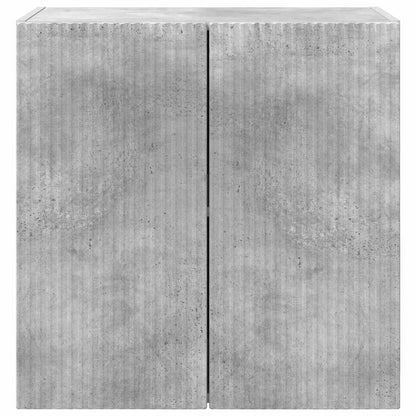 vidaXL TV Wall Cabinet Concrete Grey 59.5 x 31 x 60 cm Engineered Wood