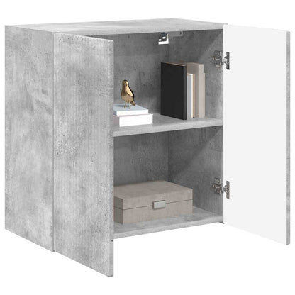 vidaXL TV Wall Cabinet Concrete Grey 59.5 x 31 x 60 cm Engineered Wood