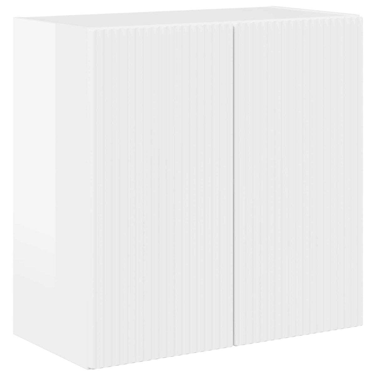 vidaXL TV Wall Cabinet 59.5 x 31 x 60 cm High Gloss White