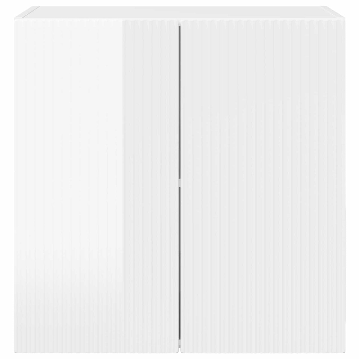 vidaXL TV Wall Cabinet 59.5 x 31 x 60 cm High Gloss White
