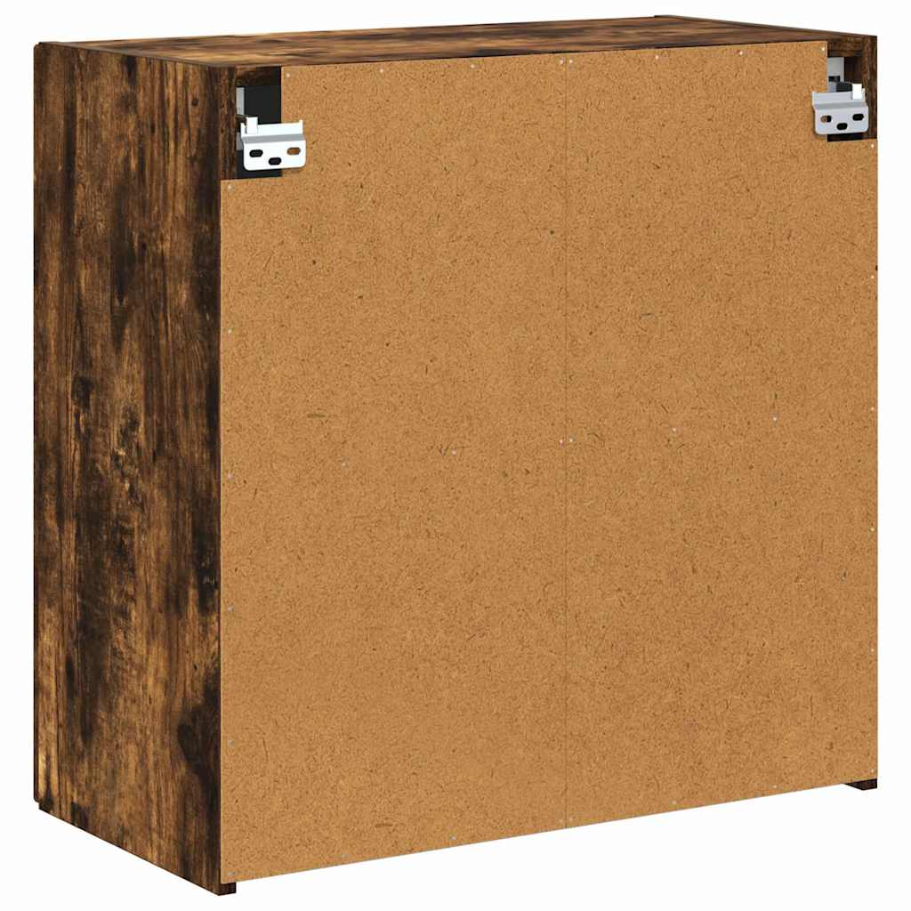 vidaXL TV Wall Cabinet Smoked Oak 59.5 x 31 x 60 cm Engineered Wood