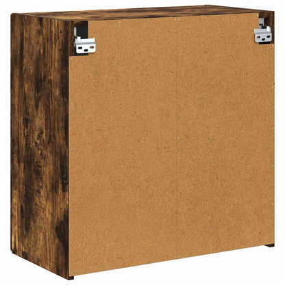 vidaXL TV Wall Cabinet Smoked Oak 59.5 x 31 x 60 cm Engineered Wood