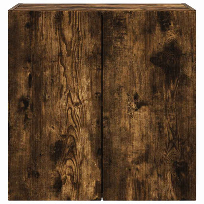 vidaXL TV Wall Cabinet Smoked Oak 59.5 x 31 x 60 cm Engineered Wood