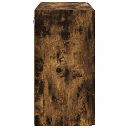 vidaXL TV Wall Cabinet Smoked Oak 59.5 x 31 x 60 cm Engineered Wood