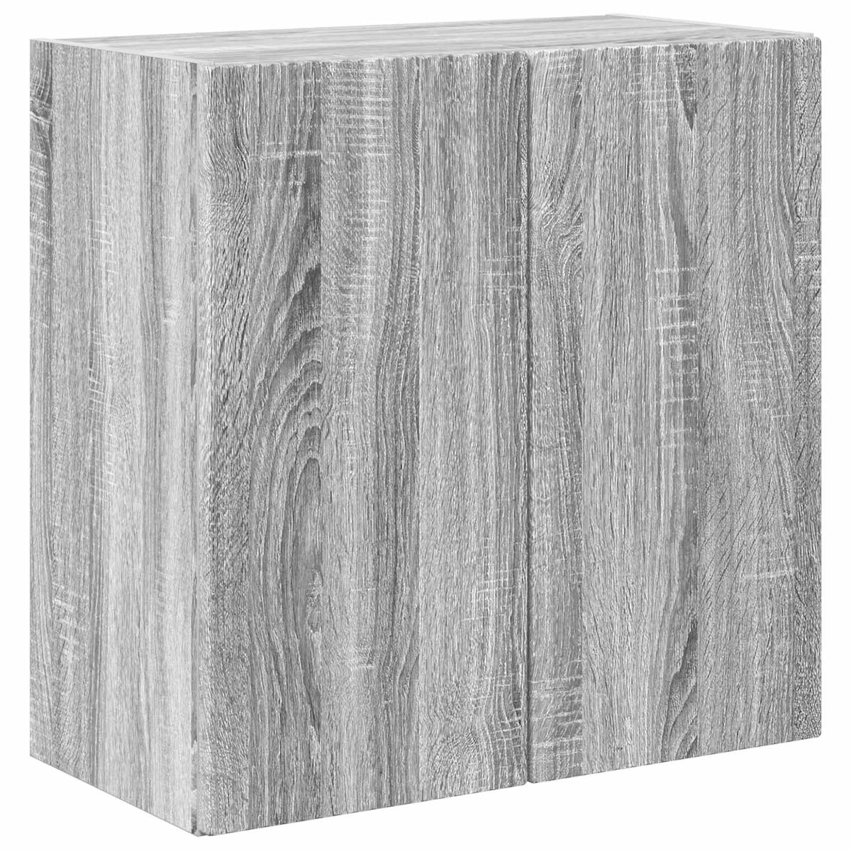 vidaXL TV Wall Cabinet 59.5 x 31 x 60 cm Grey Sonoma Engineered Wood