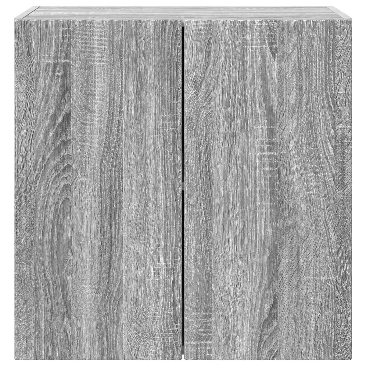 vidaXL TV Wall Cabinet 59.5 x 31 x 60 cm Grey Sonoma Engineered Wood