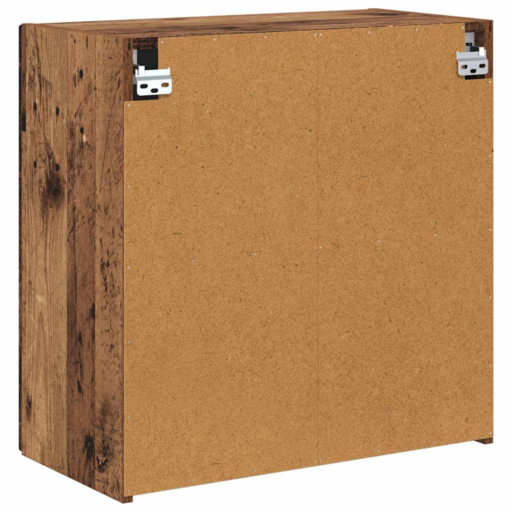 vidaXL TV Wall Cabinet Old Wood 59.5 x 31 x 60 cm Engineered Wood