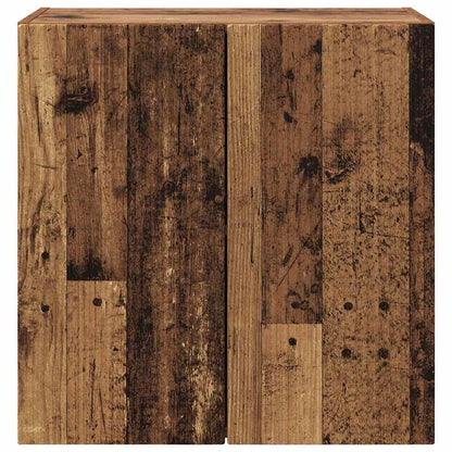 vidaXL TV Wall Cabinet Old Wood 59.5 x 31 x 60 cm Engineered Wood
