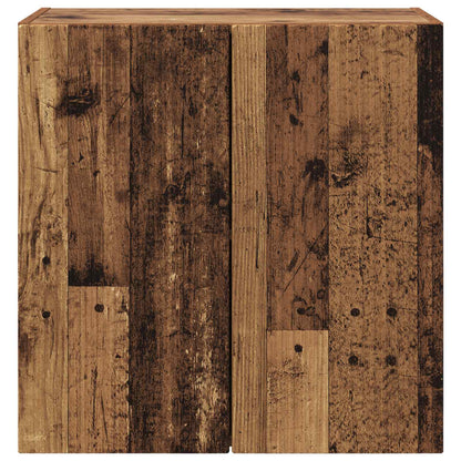 vidaXL TV Wall Cabinet 59.5 x 31 x 60 cm Old Wood Engineered Wood