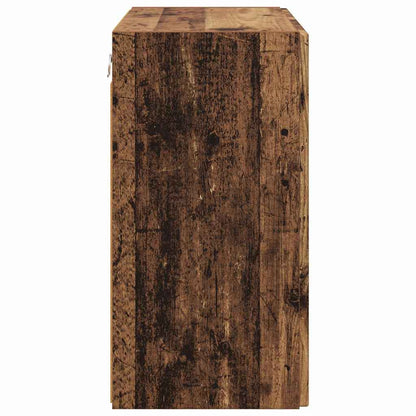 vidaXL TV Wall Cabinet Old Wood 59.5 x 31 x 60 cm Engineered Wood