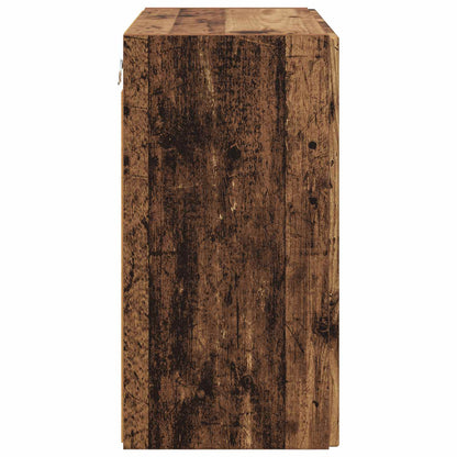 vidaXL TV Wall Cabinet 59.5 x 31 x 60 cm Old Wood Engineered Wood