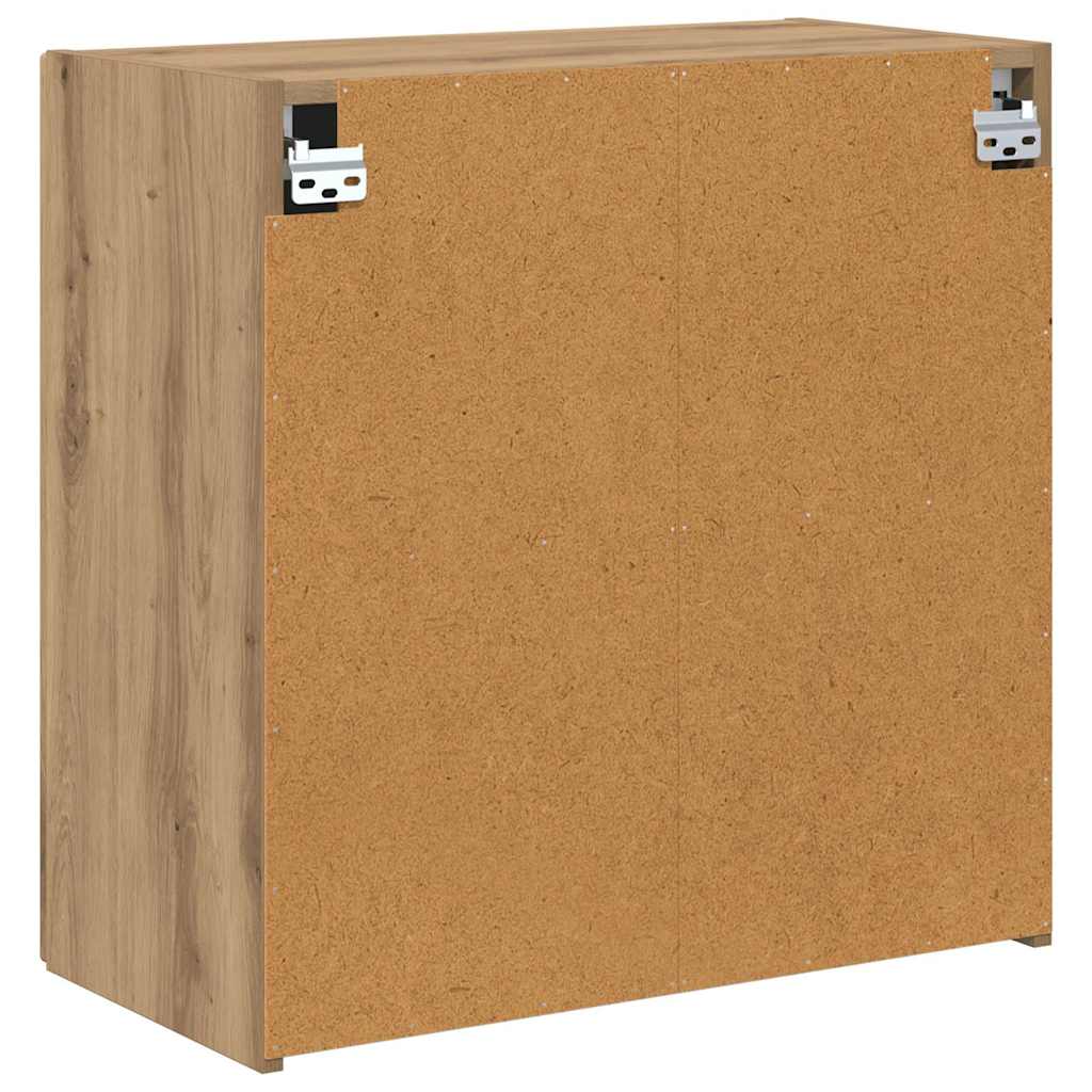vidaXL TV Wall Cabinet Artisan Oak 59.5 x 31 x 60 cm Engineered Wood