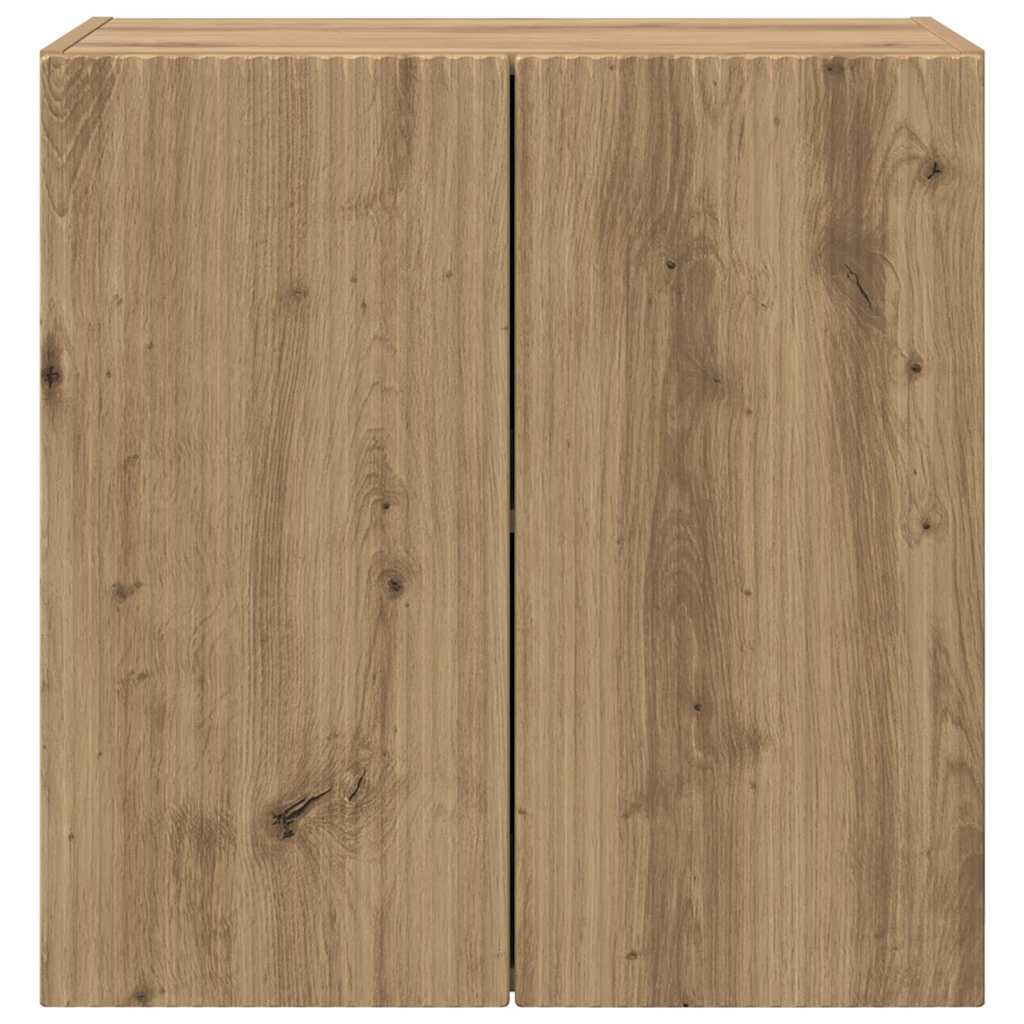 vidaXL TV Wall Cabinet Artisan Oak 59.5 x 31 x 60 cm Engineered Wood