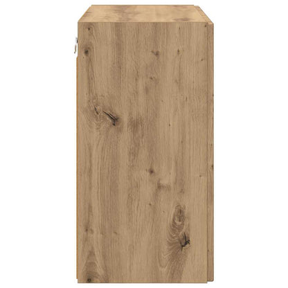 vidaXL TV Wall Cabinet Artisan Oak 59.5 x 31 x 60 cm Engineered Wood