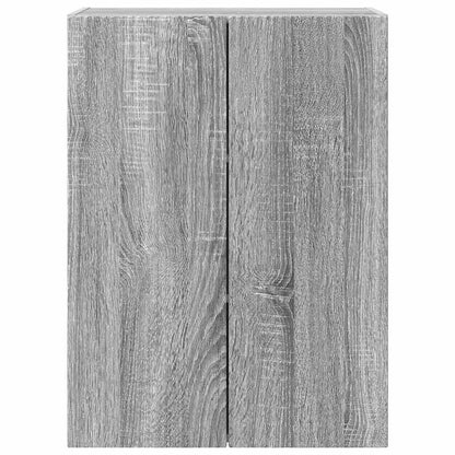 vidaXL TV Wall Cabinet Grey Sonoma 59.5 x 31 x 80 cm Engineered Wood