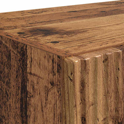 vidaXL TV Wall Cabinet Old Wood 59.5 x 31 x 80 cm Engineered Wood